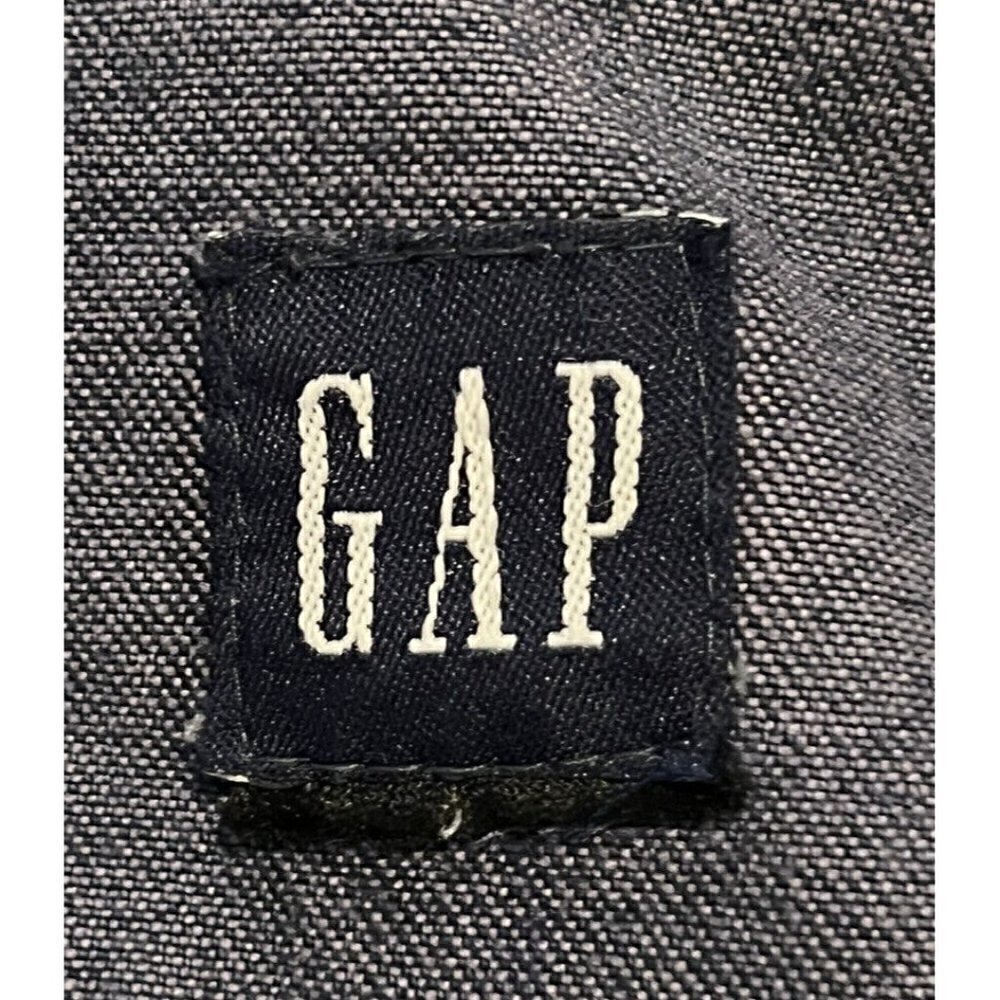 GAP Blue Denim Trucker Jean Jacket Dark Wash Cotton Women's Size XS Extra Small - Picture 13 of 13